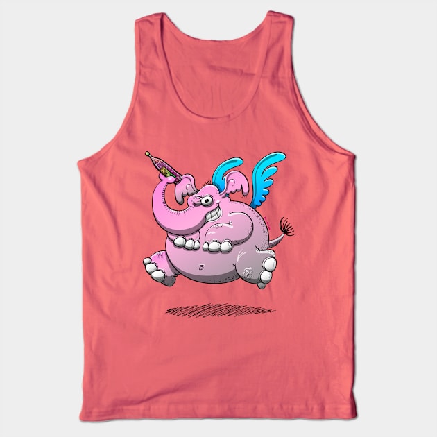 Delirium Tremens Elephant Tank Top by zooco